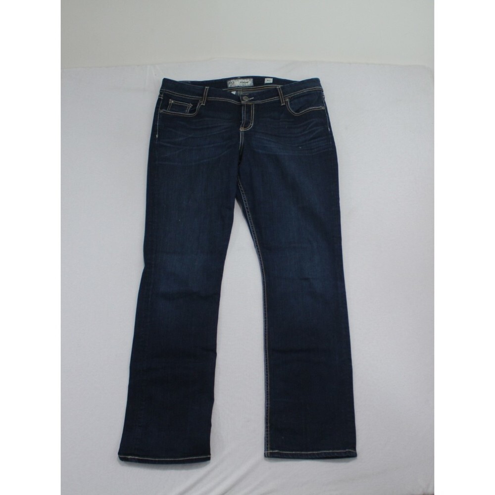BKE Denim Men Blue Jeans Harper Boot Stone Wash Size 36L